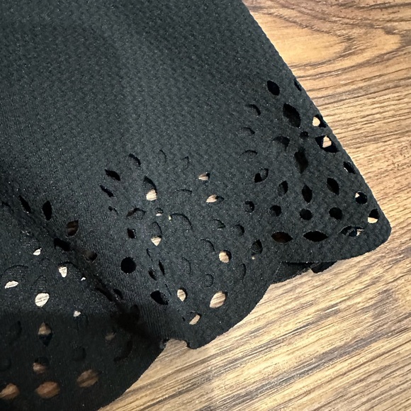 Peach Royal Black Dress Lace Bottom Size small - Picture 2 of 3